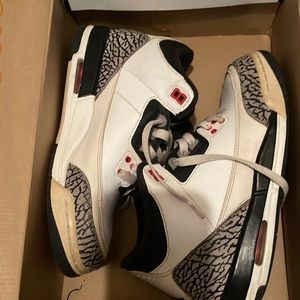 Son of Mars Jordan 3s size 7Y have been worn